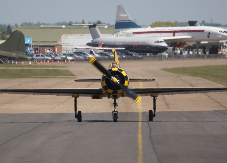 Bild von einem Trainingsflug in den USA mit M-1 Visum