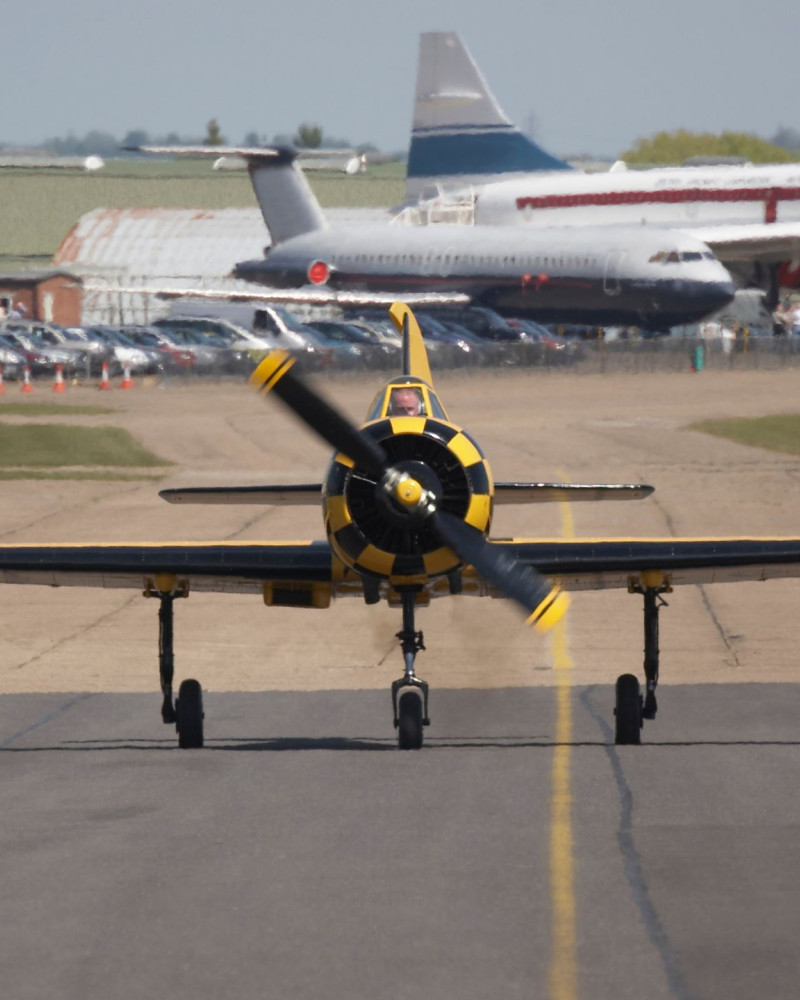 Bild von einem Trainingsflug in den USA mit M-1 Visum