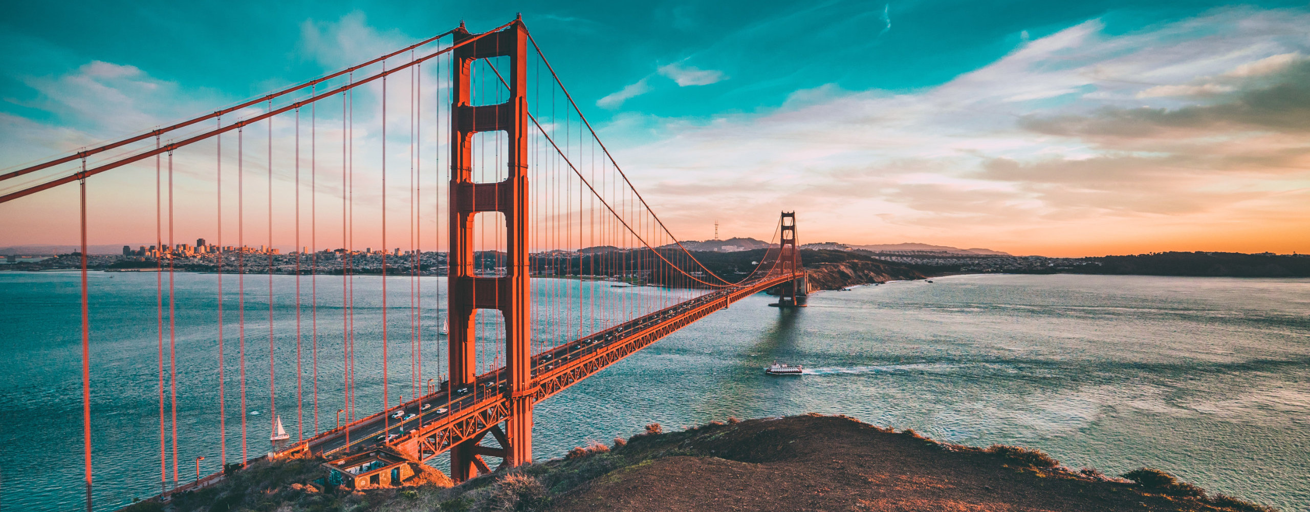 Bild der Golden Gate Brücke in San Francisco