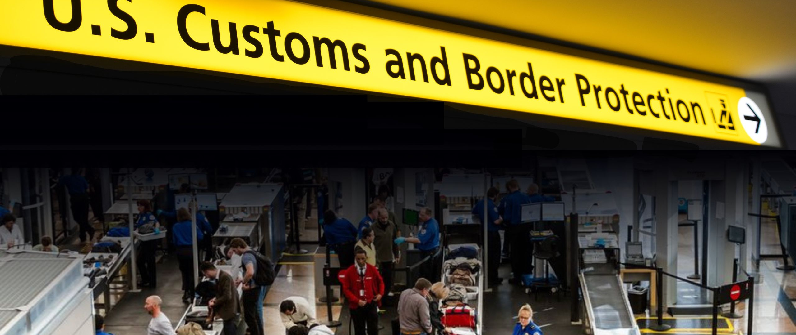 Bild von der U.S. Customs and Border Protection am US-Flughafen